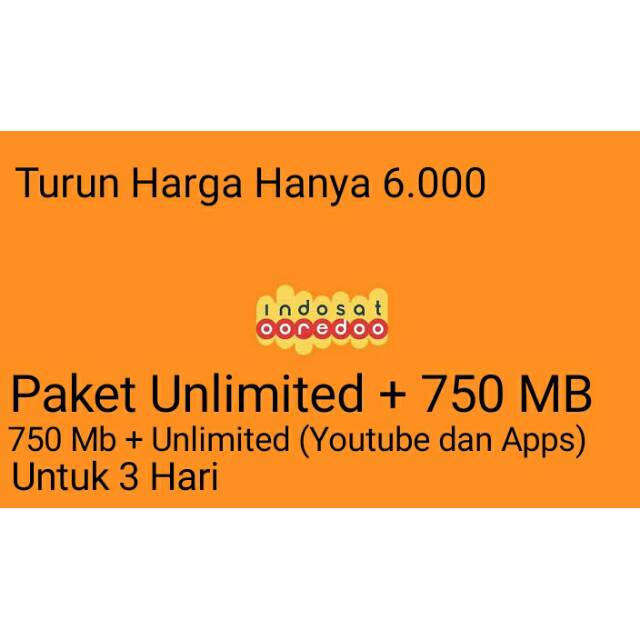 Paket Unlimited Indosat Oeredo