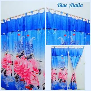 Gorden Pintu Dan Hordeng Jendela Motif Bunga Shabby Gorden Pintu Dan Hordeng Jendela Motif Bunga Shabby