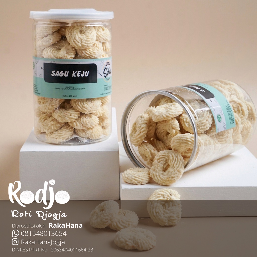 

Sagu Keju Premium - Kue Kering Sagu Keju Oleh Oleh Khas Jogja Premium - Kue Kering Cookies Lebaran