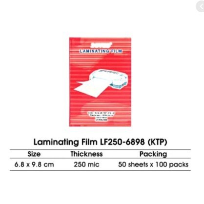 

Plastik Laminating KTP Joyko 250 micron