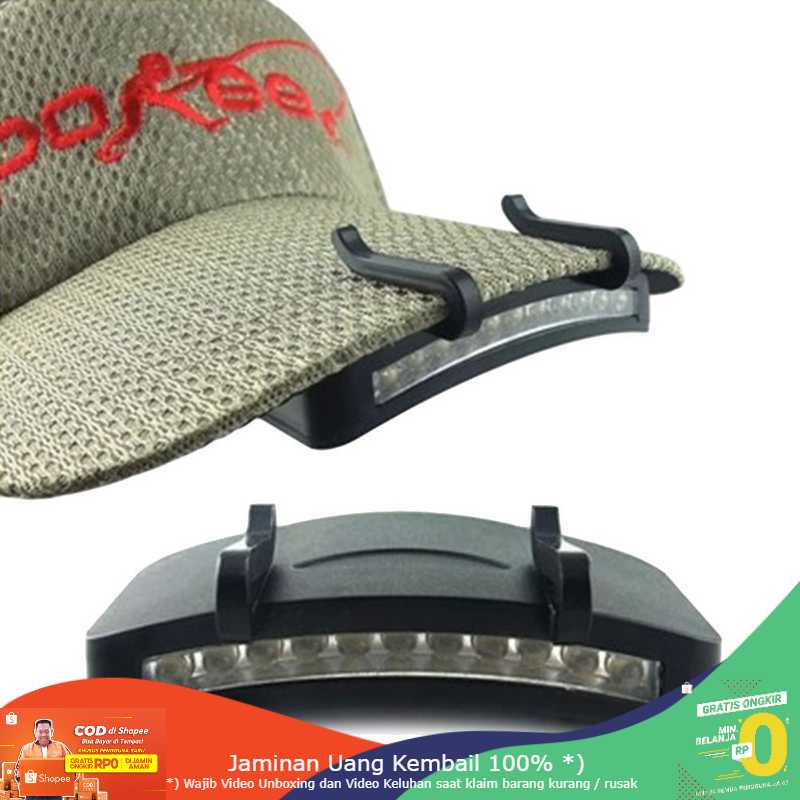 (BISA COD) RVOSTR LED Senter Klip Topi LED Clip Headlamp - M1801