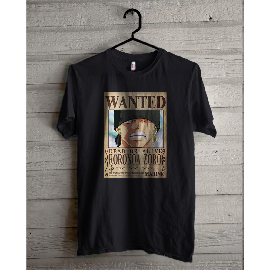 COD POSTER BURONAN RORONOA ZORO T-SHIRT - KAOS ONE PIECE - BAJU ONE PIECE - KAOS PRIA - KAOS WANITA 