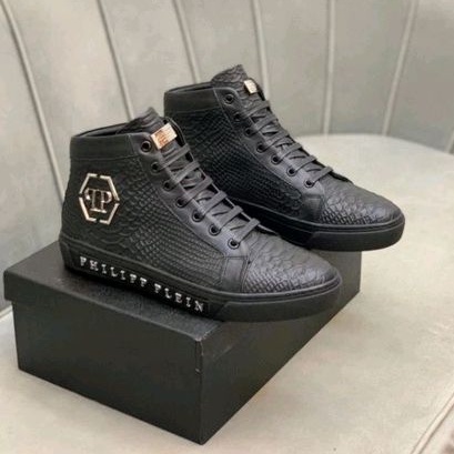 sepatu boots philipp plein pria sneaker cowok high end men shoes pp top branded mirror vip New P1SHOES