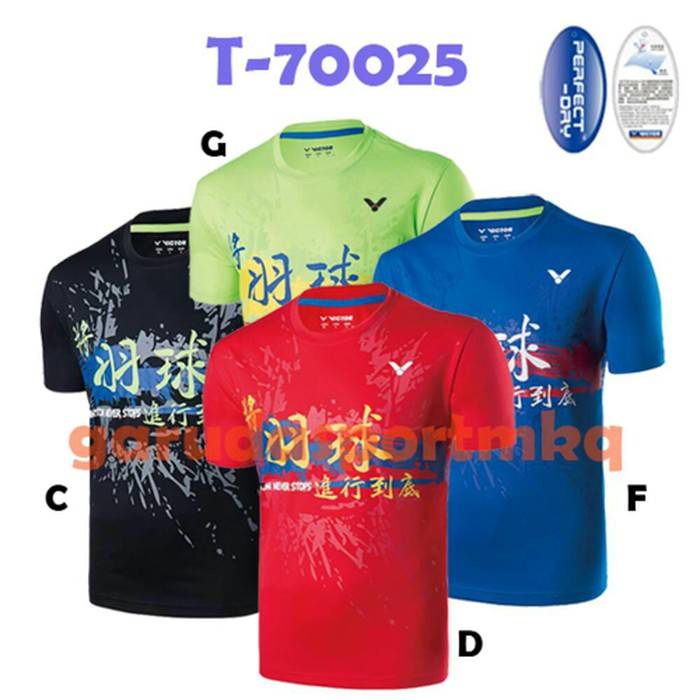Kaos/Baju Badminton/Bulutangkis Victor T-70025 Original
