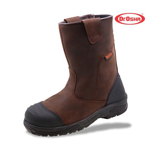 Dr. OSHA Safety Shoes - Mustang Boot 3373 S1 Composite Toe Cap - Brown