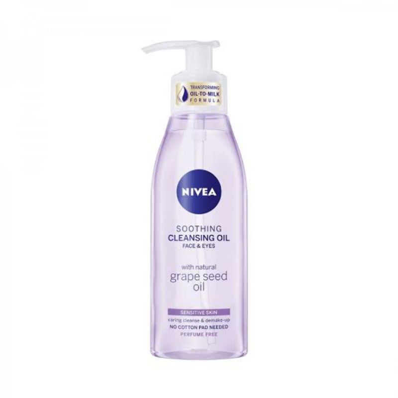 nivea cleansing oil grape