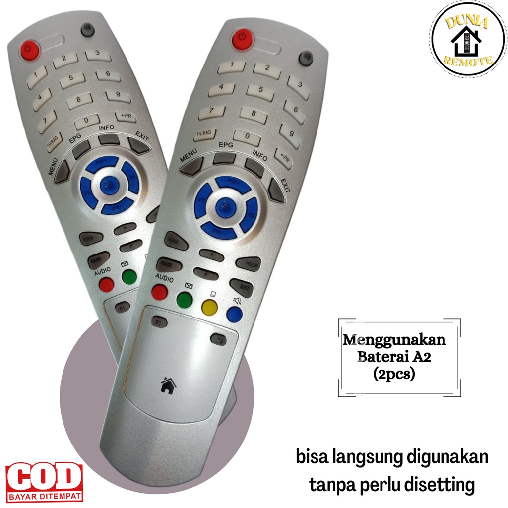 Remot / REMOTE RECEIVER ORANGE TV SILVER HITAM