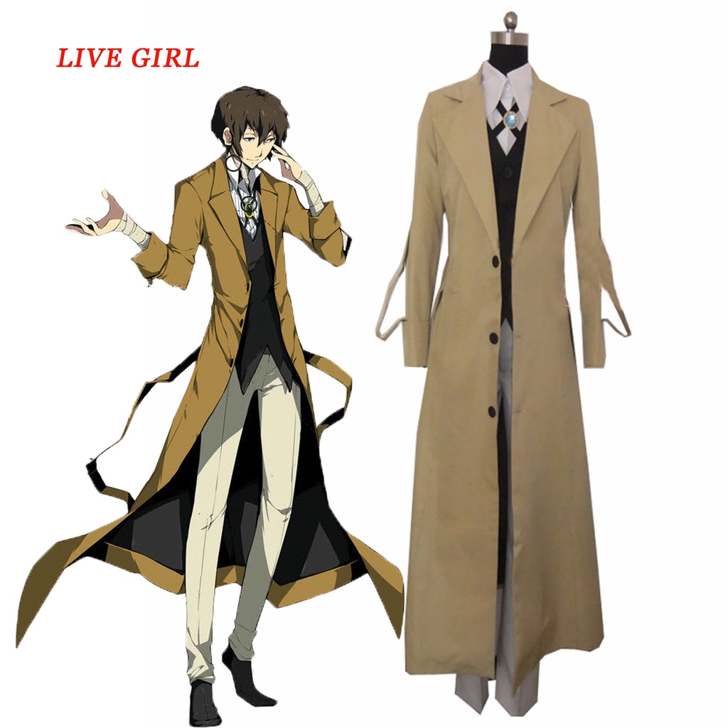 PREORDER Bungo stray dogs Dazai Osamu Cosplay costume All Size full set