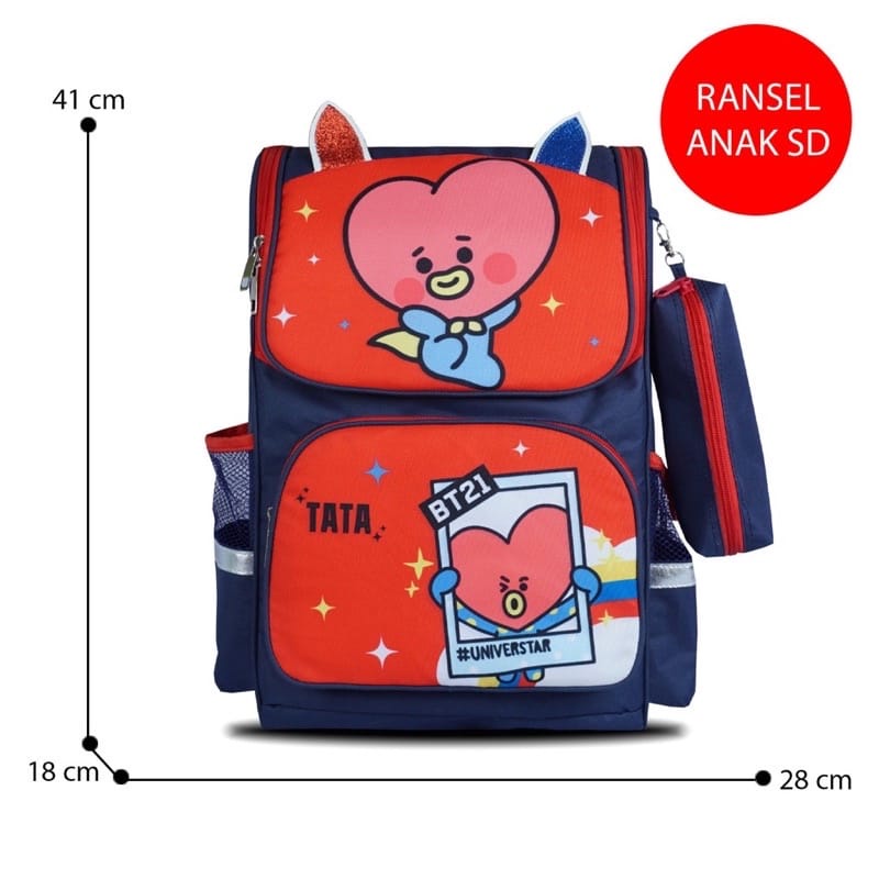 Tas Ransel Anak Fashion Terbaru Motif Lucu Perempuan bt21