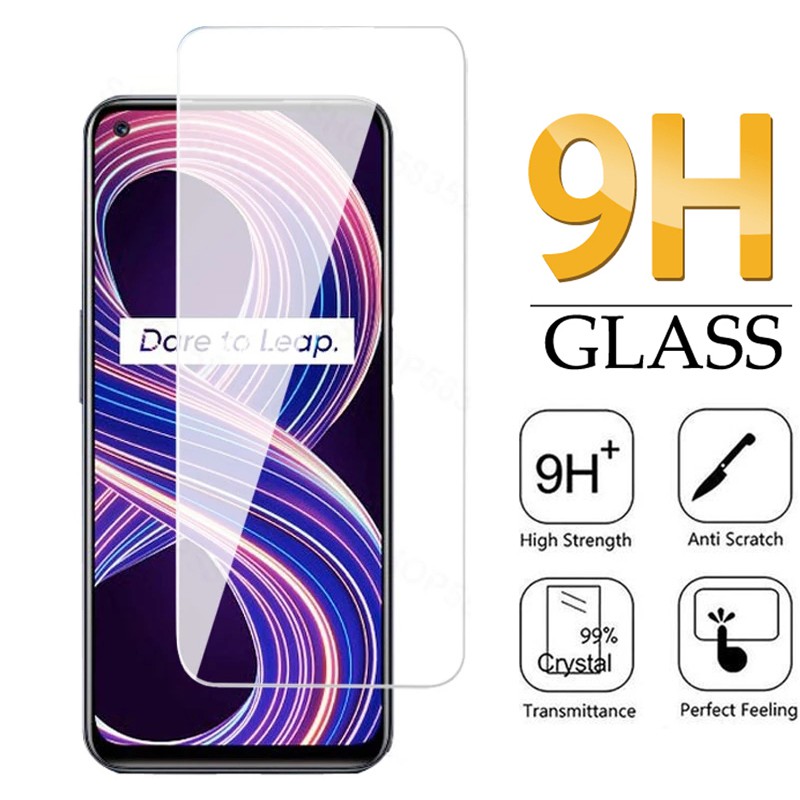 Pelindung Layar Tempered Glass 9h Untuk Oppo Realme 8 7 7i 6 6i 5 5i 5s Narzo 30a Xt X7 X2 C21 C25 C11 C12 C15 C2 C3 Pro