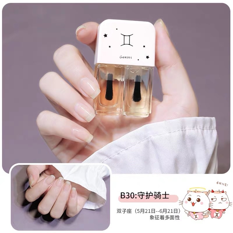 ZODIAC - 2 Tone Nail Polish / kutek 2in1 / kutek 2 warna / kutek anak / kutek dewasa