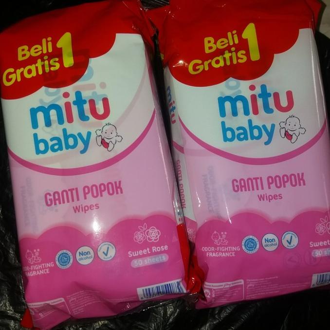 Mitu baby Tissue basah buy 1 get 1