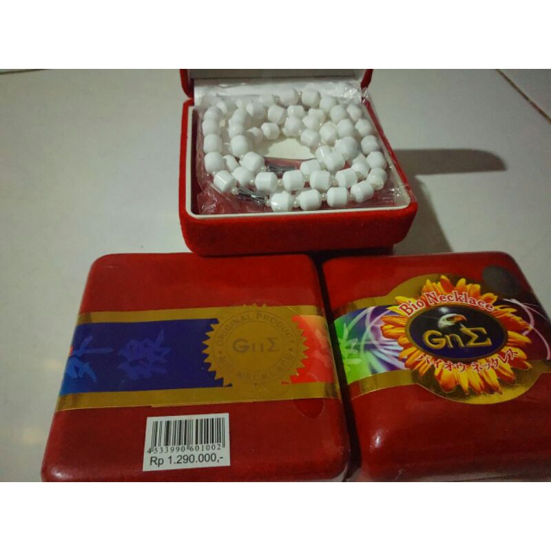 KALUNG DAN GELANG BIOFIR (BIO BRACELET AND NECKLACE) penghasil ion negatif