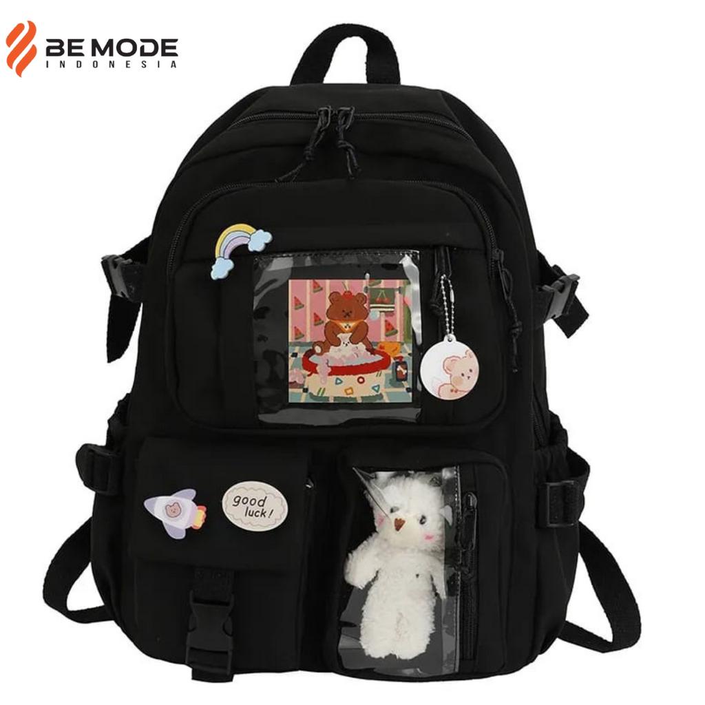 Tas Sekolah Wanita Lucu Imut Backpack Laptop Anti Air - Alma Series - Polo Felix