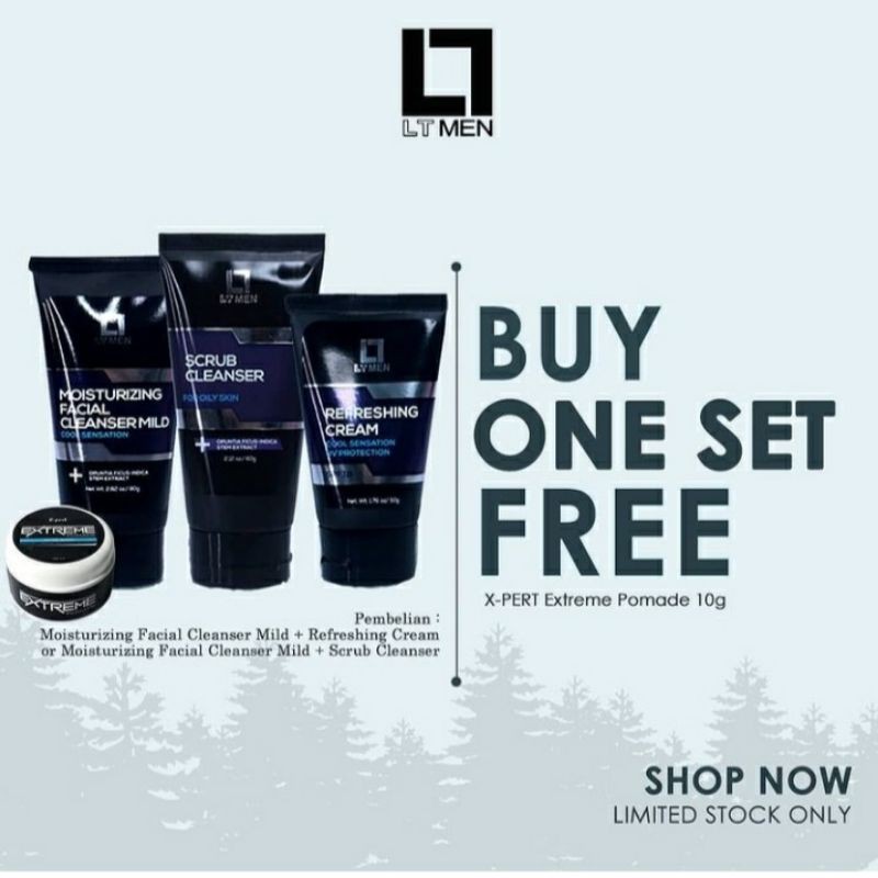 PAKET LT MEN FREE POMADE