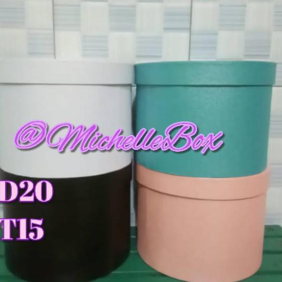 

9.9 Brands Festival Gift Box Bulat/Bloom Box Flower/Round Flower Box/Box Bunga