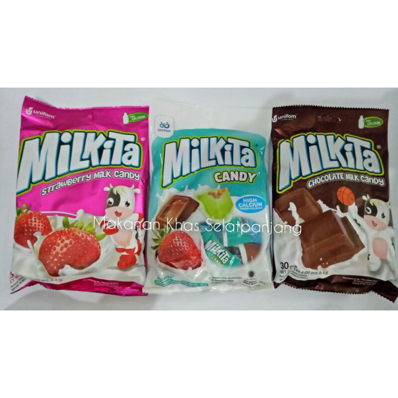 

Milkita Chocolate Milk Candy, Milkita Candy & Strawberry Milk Candy