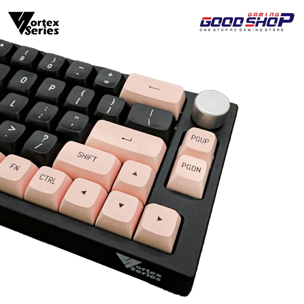 VortexSeries GT-6 Black &amp; Pink Wireless Mechanical - Gaming Keyboard