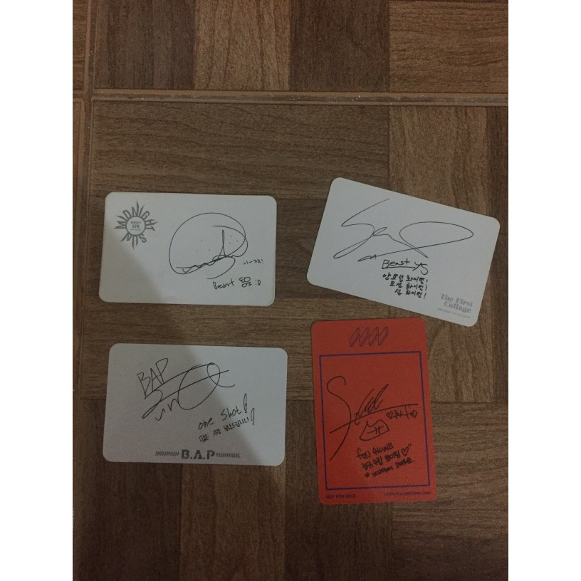 Photocard PC B2ST f(x) BAP