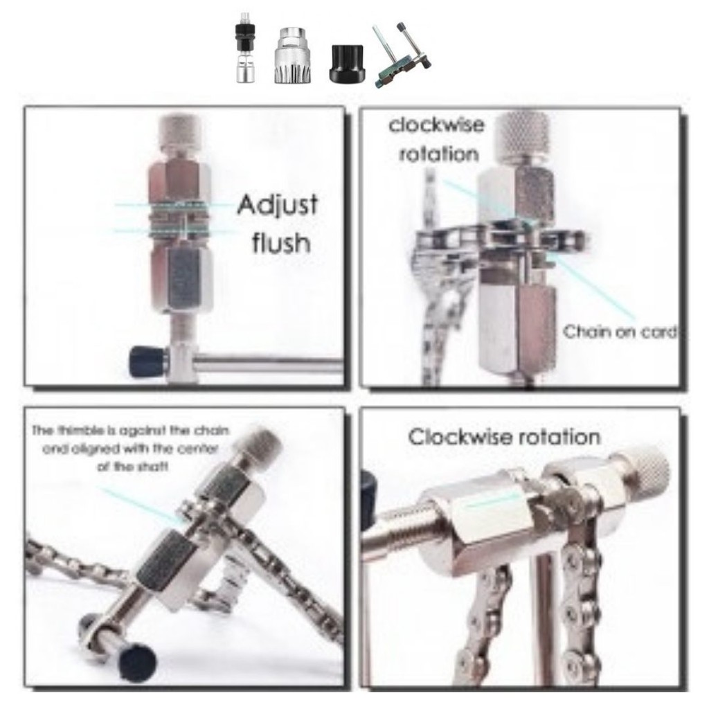 Alat Reparasi Service Rantai Sepeda 4 In 1 Bike Chain Tool Set BT2919  111163