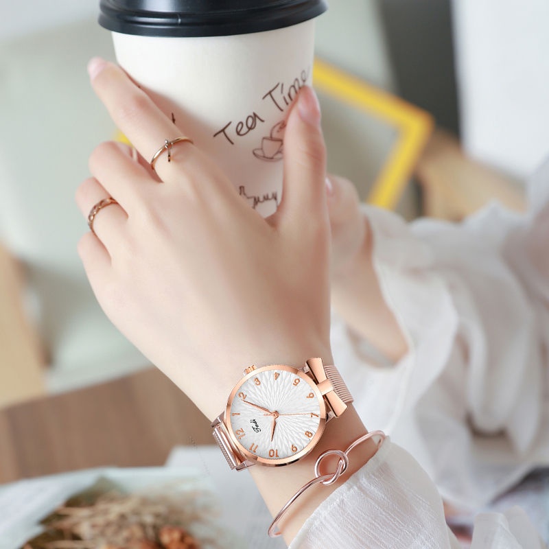 Jam Tangan Rantai Fashion Casual Wanita Murah / Jam Tangan Wanita Cewek Perempuan Rantai Murah / Jam Tangan Rante Wanita