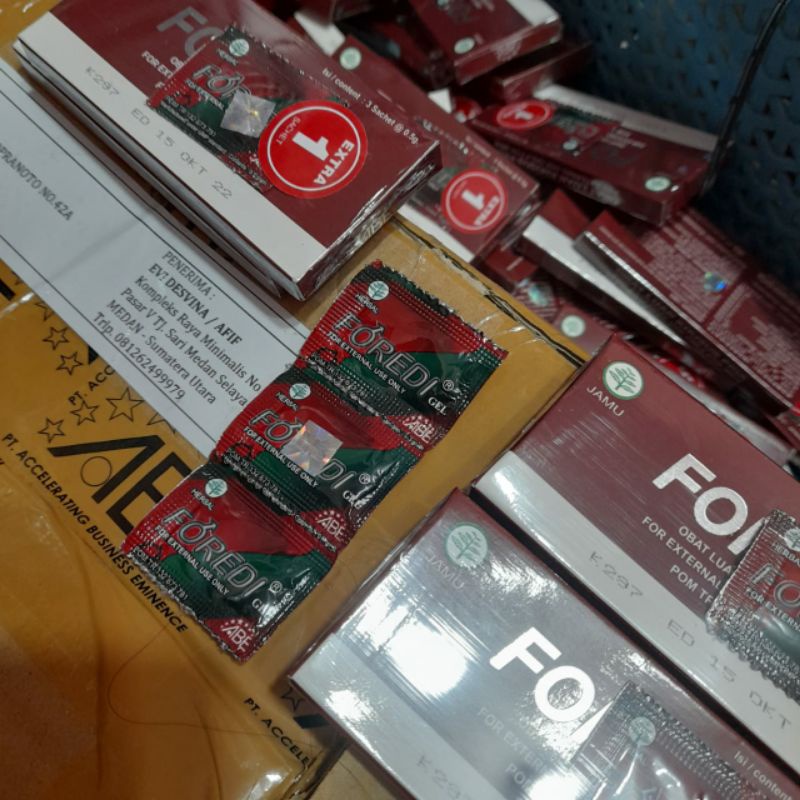 Foredi gel Boyke - Agen Resmi di Medan Bonus 1 Sachet