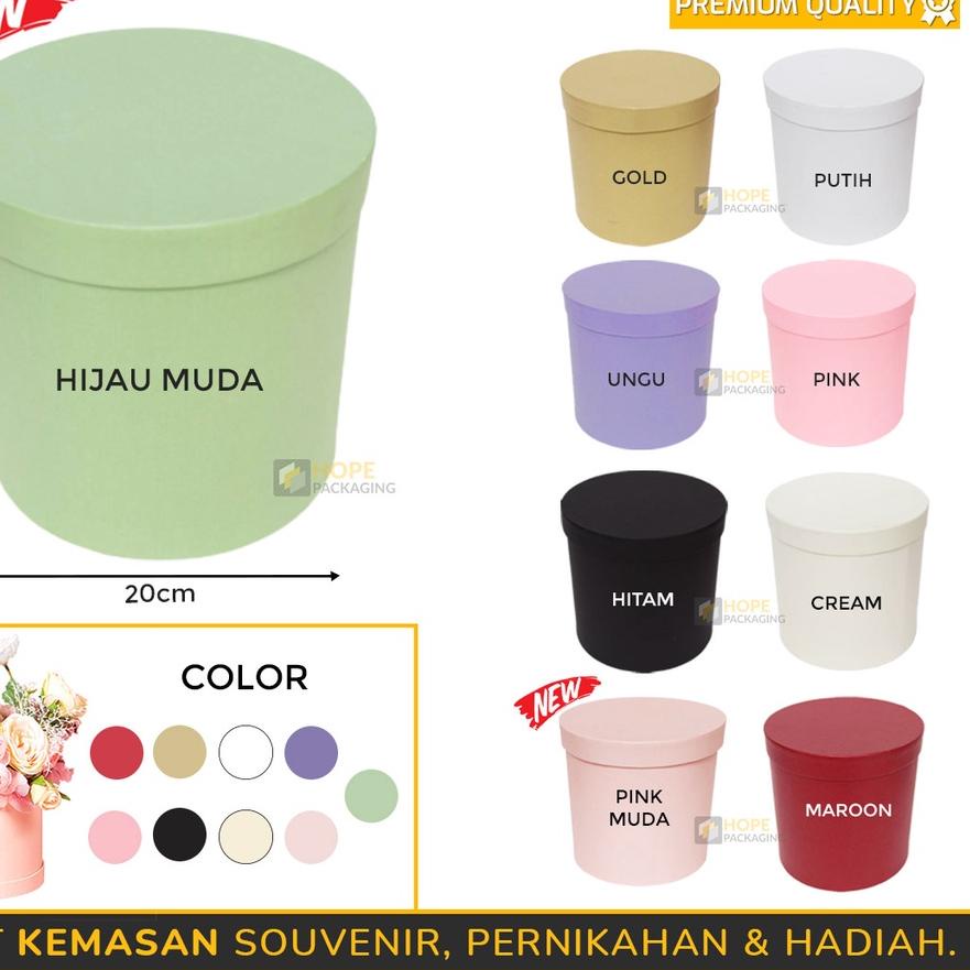 

❉ Bloom Box Bulat/ Box Bunga Kotak Bunga /Flower Box Blooming Box Gift Box ♖