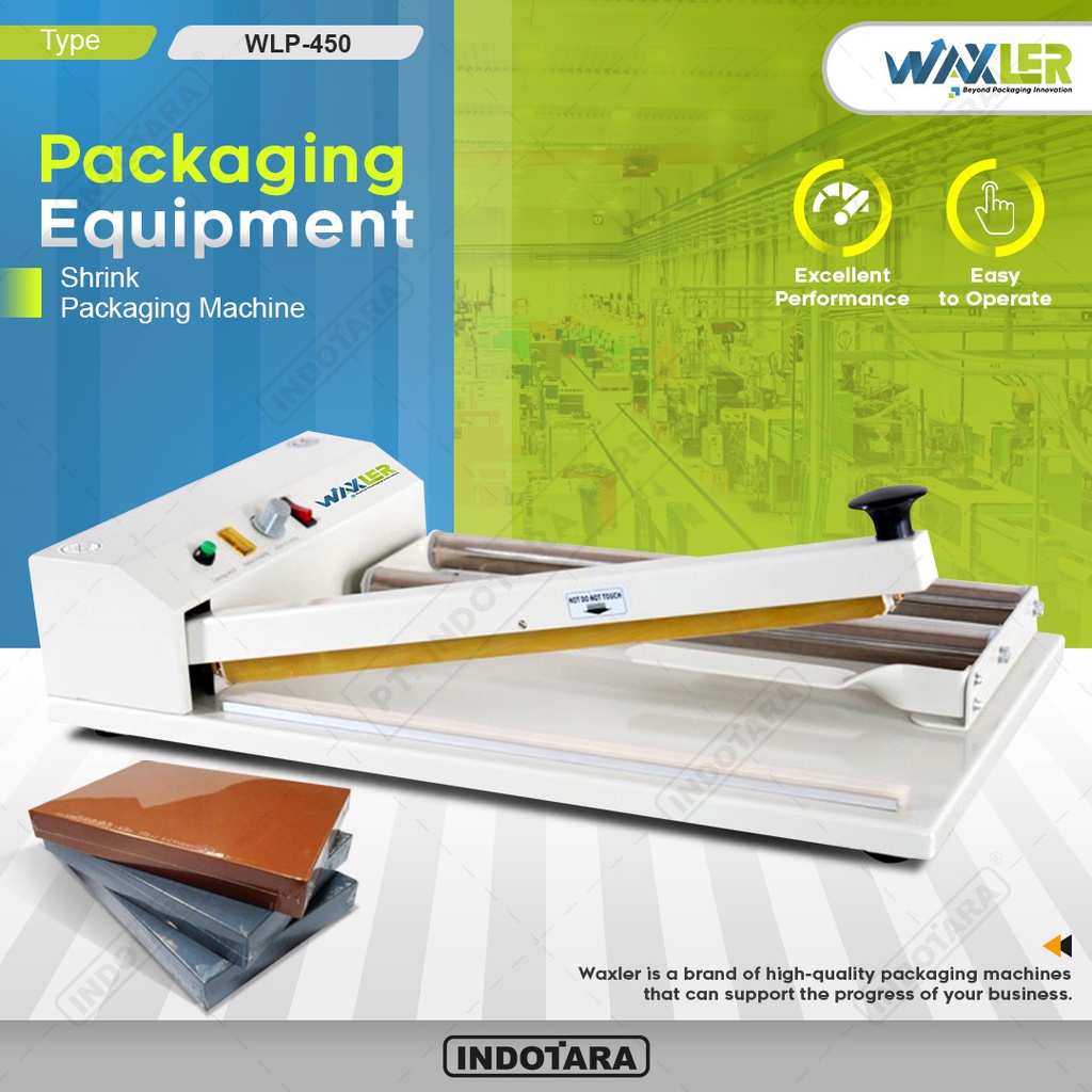 Mesin Pengemasan Shrink Manual Sealing Cutter Waxler - WLP450