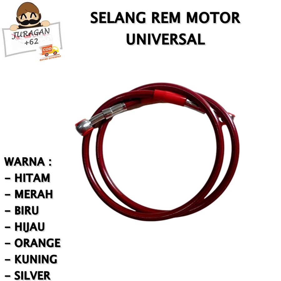 Selang Rem Brake Hose Motor Racing Universal 100cm,130cm,200cm 1m,1,3m,2m