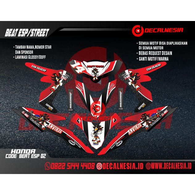 stiker beat esp/stiker beat street/decal beat street/decal beat esp/Sticker/Stiker Beat/decal beat