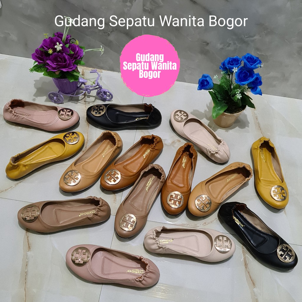 GRATICA Sepatu Kerja Kantoran Santai Wanita Flat Shoes RJ92