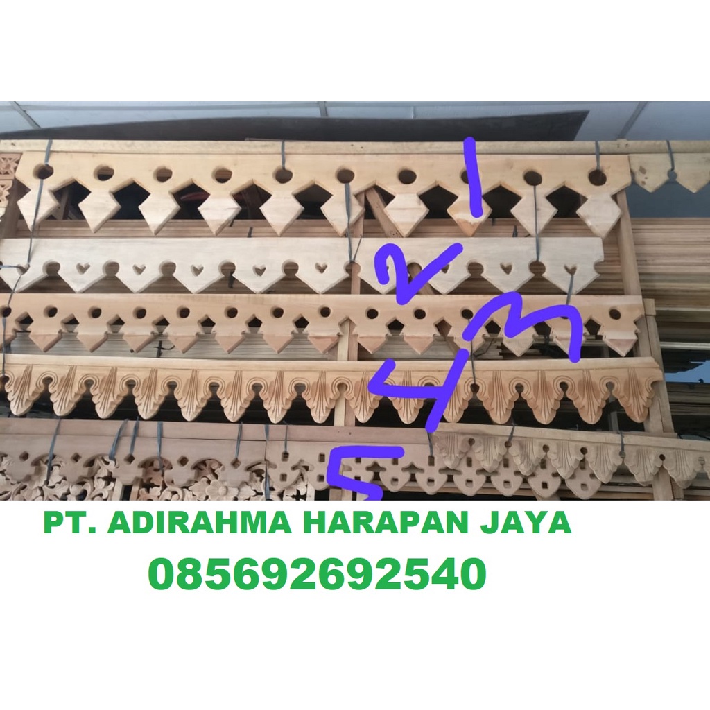 harga lisplang grc motif kayu