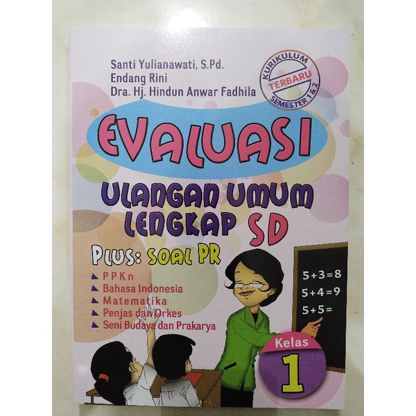 Evaluasi ulangan umum lengkap SD kelas 1