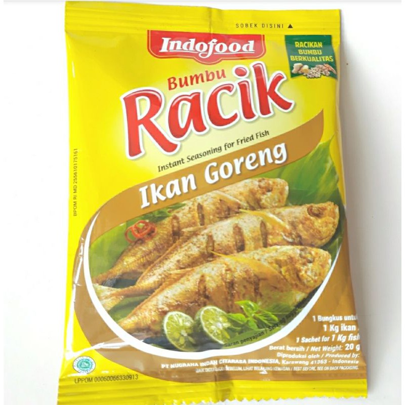 

racik bumbu instant ikan goreng