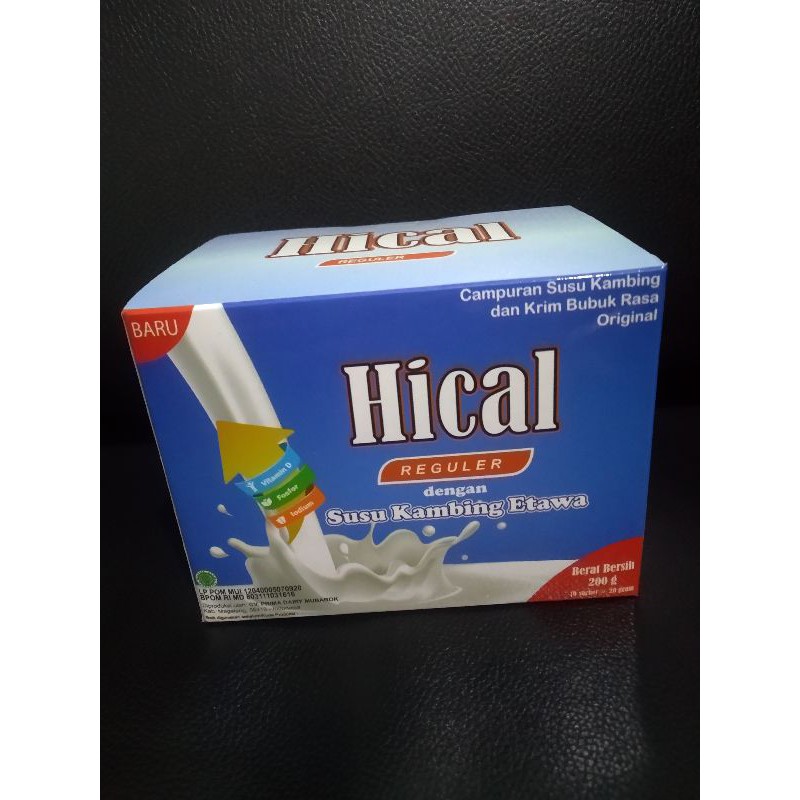 

SUSU KAMBING ETAWA HICAL REGULER ISI 10 SASET RASA ORIGINAL