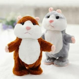 Boneka Hamster Mainan Anak Bayi | Boneka Bisa Bicara dan Berjalan / MAINAN MENIRUKAN SUARA