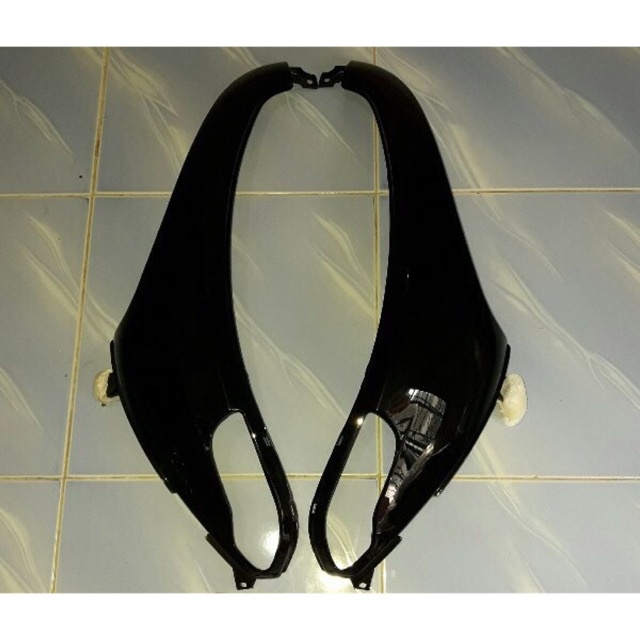 Legshield Luar Scoopy FI Hitam/2013-2016 Narita