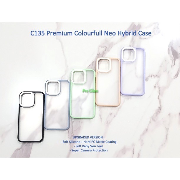 C135 Iphone 11 11 PRO 11 PRO MAX 12 12 PRO 12 PRO 13 13 PRO 13 PRO MAX Neo Hybrid Matte Silicone Case