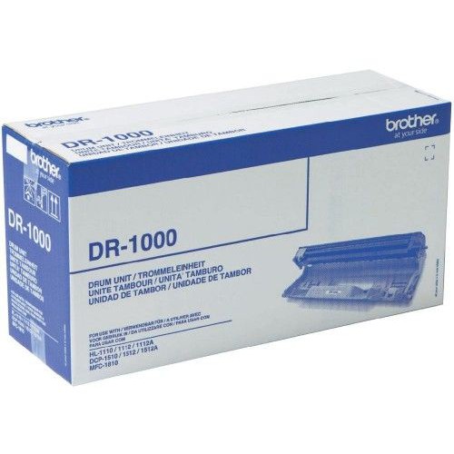 Cartridge Original -Brother Drum Unit DR-1000 - HL-1110. DCP-1510. MFC-1810. MFC-1815. 10000 Pages