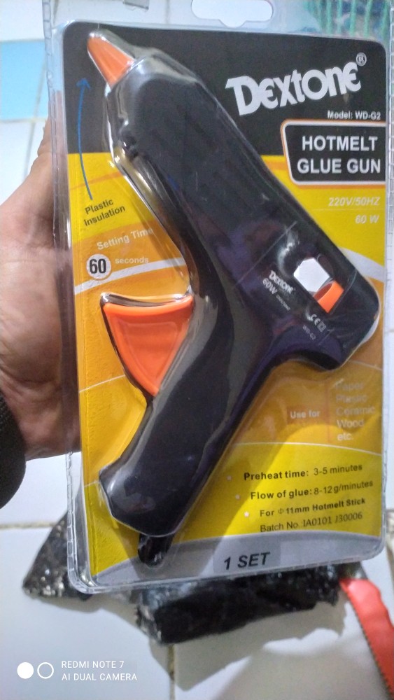 Dextone Glue Gun 60 Watt - Wd-g2 - For 11 Mm Glue Stick