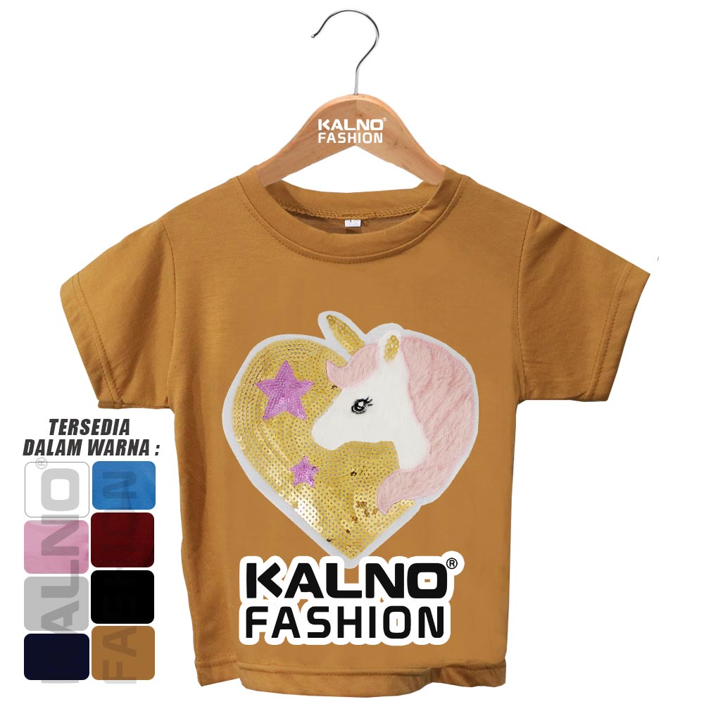 Baju anak karakter unicron bolak balik/ manik manik unicorn kuda  little poni dengan manik manik umur 1 - 7 tahun RANDOM