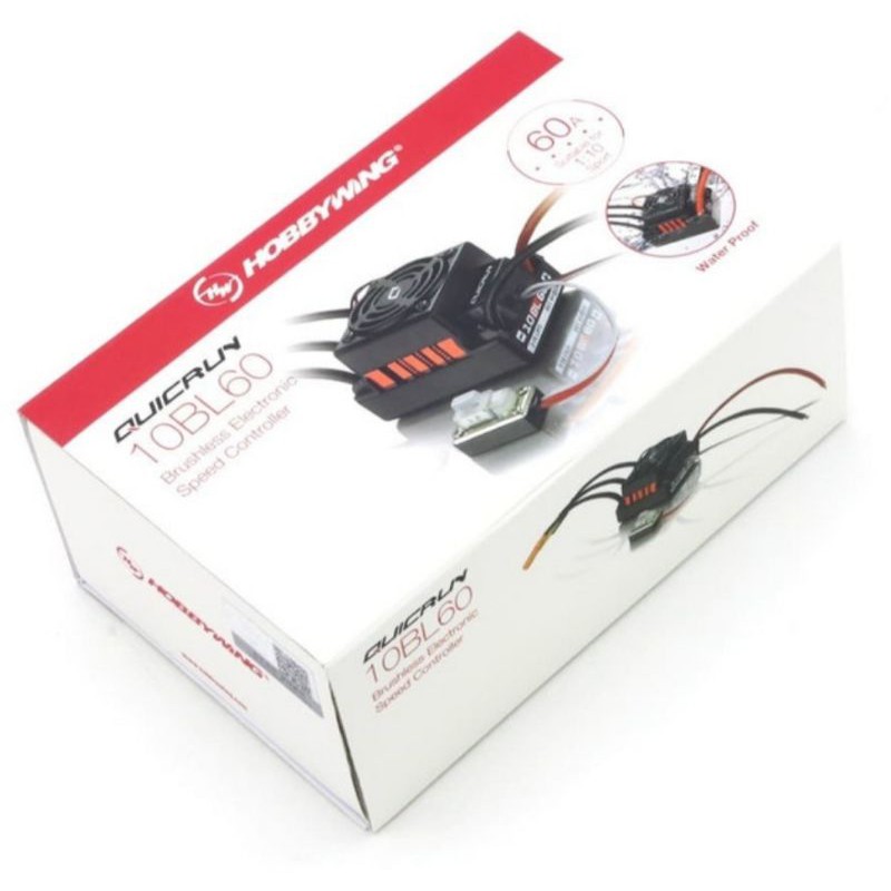 ESC BRUSHLESS HOBBYWING QUICRUN 10BL60 60A RC RALLY DRIFT
