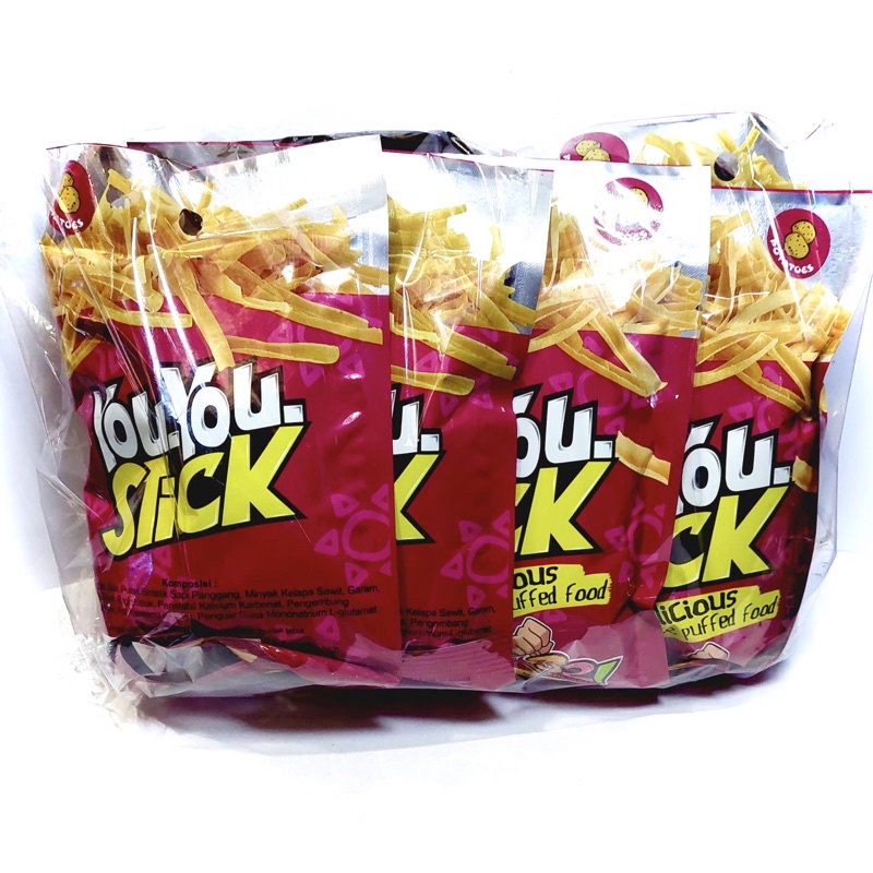 

You You Stick potato Rasa Sapi Panggang ( 10 pcs x 20g )