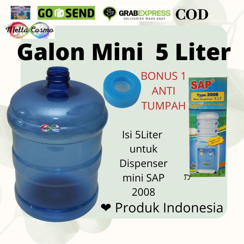 SAP Galon Mini 5 LITER Galon Air Dispenser Mini SAP 5 Liter