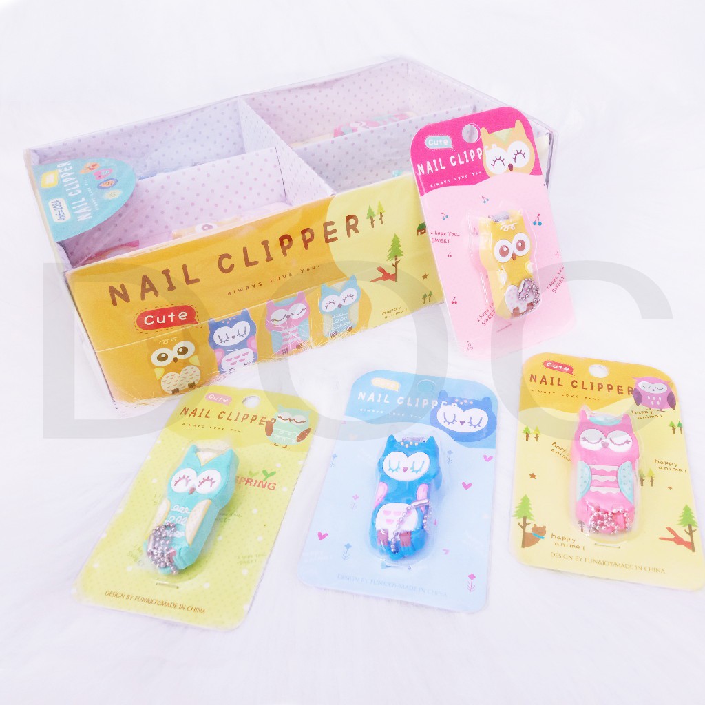 Gunting Kuku Karakter Lucu / Cartoon Nail Clipper Manicure Pedicure