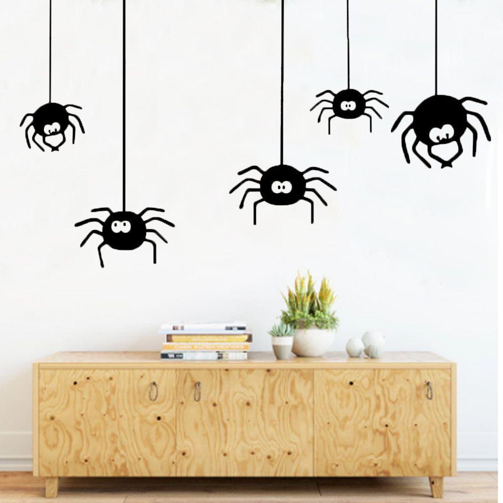 [Elegan] Spider Sticker Anti Air Wallpaper Pesta Prank Jendela Lucu