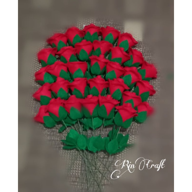 Bunga Flanel 1 tangkai