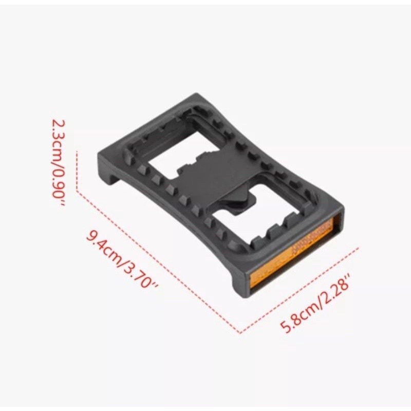 Adaptor cleat Shimano sm pd 22 dari pedal cleat jadi flat