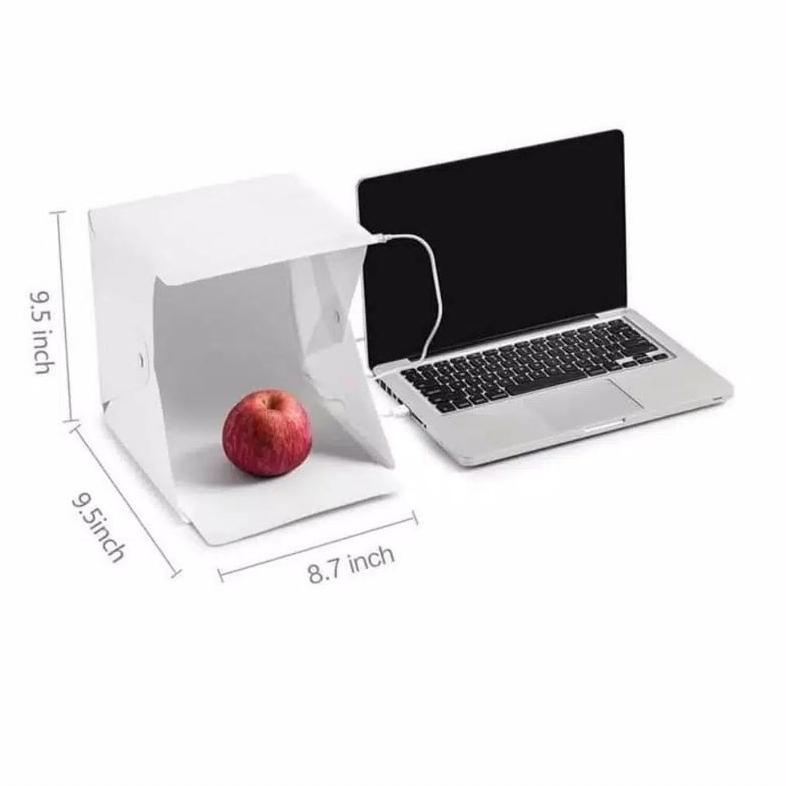MINI STUDIO BOX LENGKAP LIGHTING LED BACKGROUND/MINI STUDIO FOTO BOX