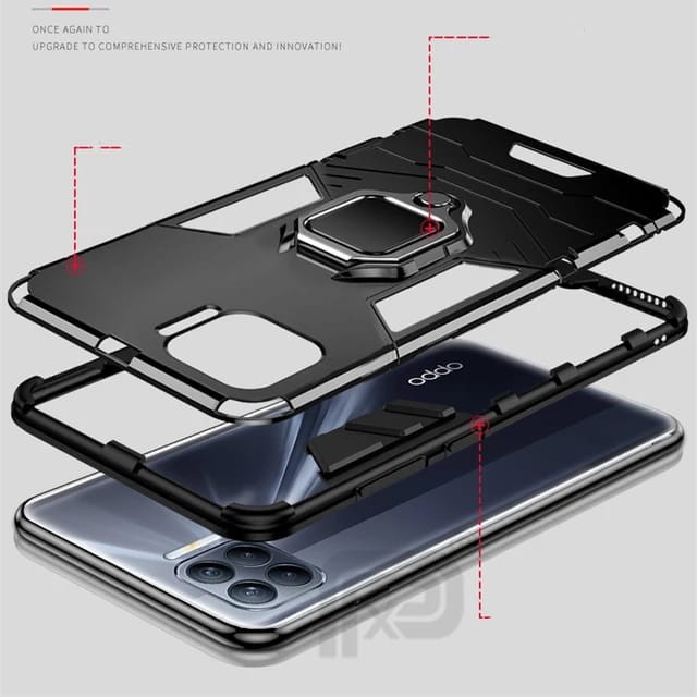 OPPO RENO 4F SOFT CASE HYBRID PANTHER SERIES